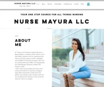 Nursemayura.com(Nurse Mayura) Screenshot