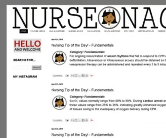 Nursenacole.com(Nursing Resources) Screenshot