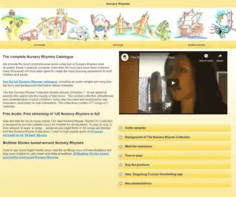 Nurseryrhymescollections.com(The Nursery Rhymes Collections) Screenshot