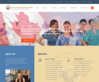 Nurses4Canada.com(Immigration to Canada Nurses4Canada) Screenshot