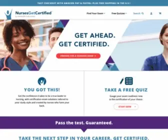 Nursesgetcertified.com(Nurses Get Certified) Screenshot