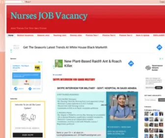 Nursesjobvacancy.com(Nurses JOB Vacancy) Screenshot