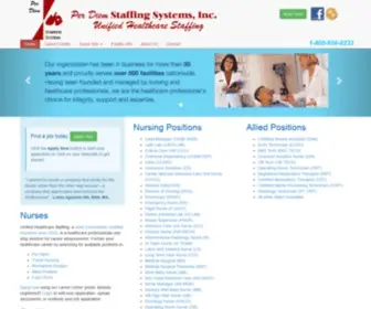 Nursesonthego.com(Unified Healthcare Staffing) Screenshot