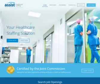 Nursestaffing.com(Assist Healthcare Staffing) Screenshot