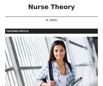 Nursetheory.com(Nurse Theory) Screenshot