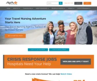 Nursetv.com(Travel Nursing Agency) Screenshot