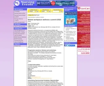 Nursing-Events.co.uk(Nursing events) Screenshot