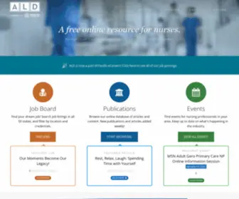Nursingald.com(Health eCareers) Screenshot