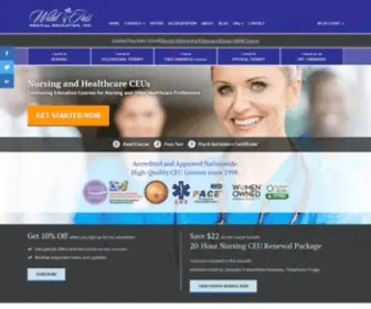 Nursingceu.com(Wild Iris Medical Education) Screenshot