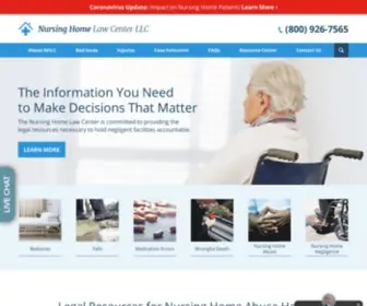 Nursinghomelawcenter.org(The Nursing Home Law Center LLC) Screenshot