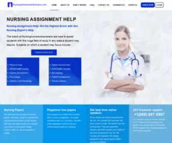 Nursinghomeworkanswers.com(Nursing Assignment Help) Screenshot
