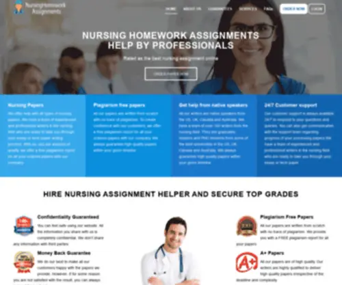 Nursinghomeworkassignments.com(Nursing Homework Assignment) Screenshot