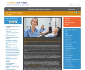 Nursingjobfinder.com(Nursing Jobs) Screenshot