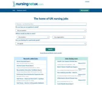 Nursingnetuk.com(Nursingnetuk) Screenshot