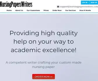 Nursingpaperswriters.com(Best Custom Writing Services) Screenshot