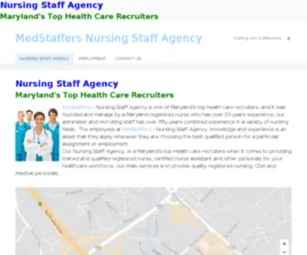 Nursingstaffagency.com(Nursing Staff Agency) Screenshot