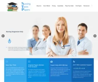 Nursingtermpapers.com(Nursing Term Papers) Screenshot