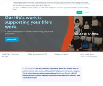 Nursingworld.org(ANA Enterprise) Screenshot
