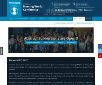 Nursingworldconference.com(Nursing world conference) Screenshot