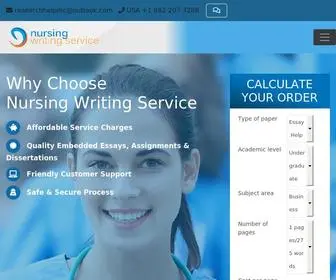 Nursingwritingservice.com(Nursing School Admission Essay Writing Services) Screenshot