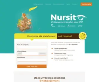 Nursit.com(Un hébergement douillet pour SPIP) Screenshot
