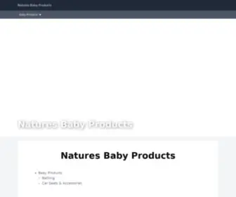 Nurturebabynaturally.com(Nurture baby Naturally) Screenshot