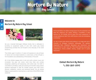 Nurturebynature.ca(Nurture By Nature) Screenshot