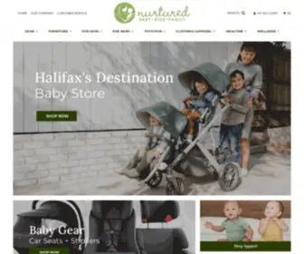 Nurtured.ca(Nurtured Products for Parenting) Screenshot