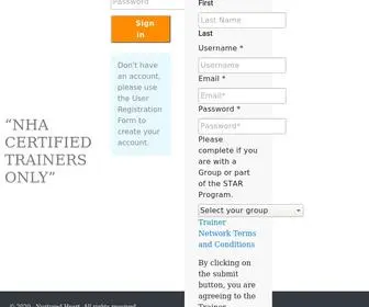Nurturedheart.com(Trainers Network) Screenshot