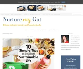 Nurturemygut.com(Delicious Gluten) Screenshot