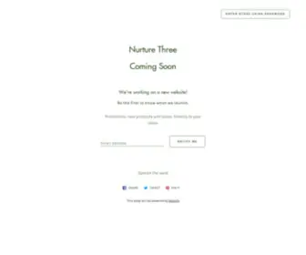 Nurturethree.com.au(Nurture Three) Screenshot