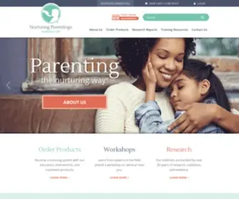 Nurturingparenting.com(Family Development Resources) Screenshot