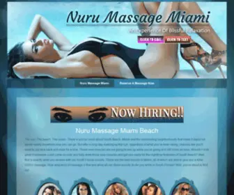 Nurumassagemiami.net(Nuru Massage Miami) Screenshot