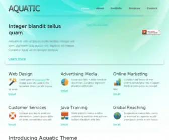 Nusamedia.com(Aquatic theme) Screenshot