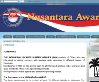 Nusantaraaward.com(Nusantaraaward) Screenshot