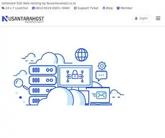 Nusantarahost.co.id(Web Hosting Indonesia Termurah SSD NVMe Unlimited) Screenshot