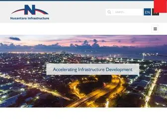 Nusantarainfrastructure.com(Nusantara Infrastructure Tbk) Screenshot