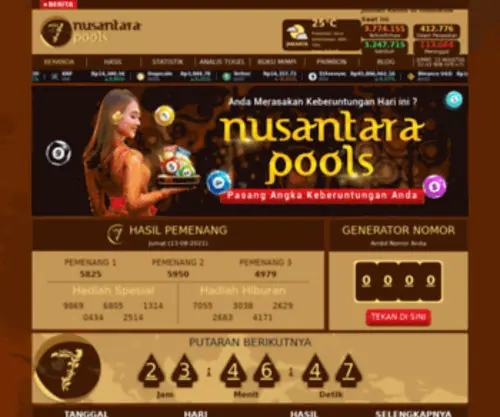 Nusantarapools.com Screenshot