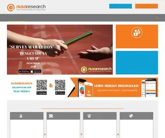 Nusaresearch.net(Penelitian Pasar Online di Indonesia) Screenshot