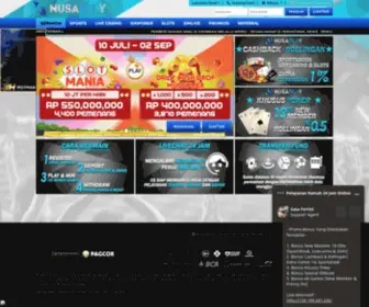 Nusasports.com Screenshot