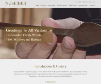 Nuseibehfamily.net(Nuseibehfamily) Screenshot