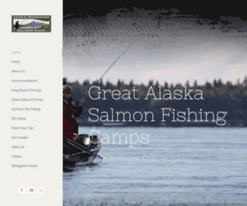 Nushagaksalmoncamp.com(Alaska Salmon fishing) Screenshot