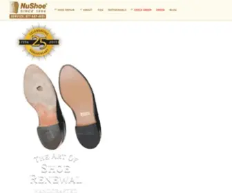 Nushoe.com(Shoe Repair) Screenshot