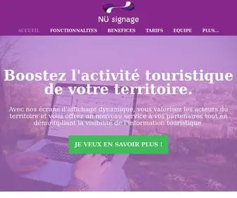 Nusignage.fr(Affichage dynamique) Screenshot