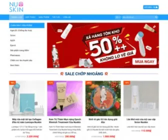 Nuskinchinhhang.net(Trang chuyên cung cấp các sản phẩm chính hãng của Nuskin) Screenshot