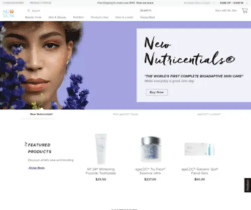 Nuskin.com.au(Nu Skin Australia) Screenshot