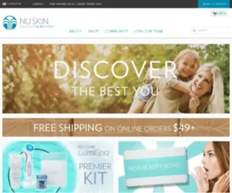 Nuskinusa.com(Nuskinusa) Screenshot