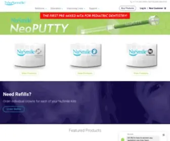 Nusmile.com(World's leading pediatric zirconia dental crown manufacturer) Screenshot