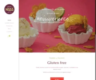 Nuss.com.gt(Repostería gluten free) Screenshot