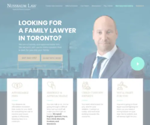 Nussbaumlaw.ca(Barry nussbaum and team are family and divorce lawyers in toronto) Screenshot